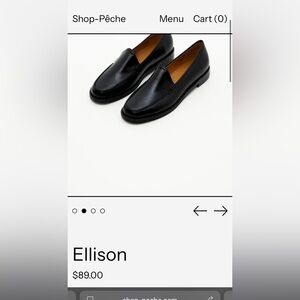 shop peche ellison loafers